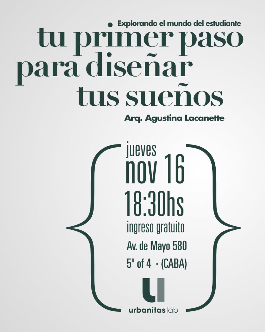 Charla con Agustina Lacanette
