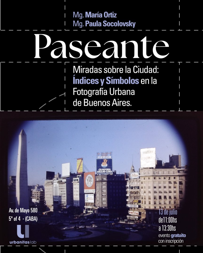 Paseante: Miradas sobre la Ciudad